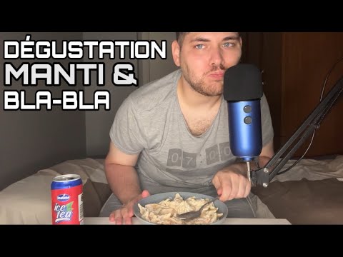 ASMR Français : DÉGUSTATION MANTI & BLA-BLA 🥟