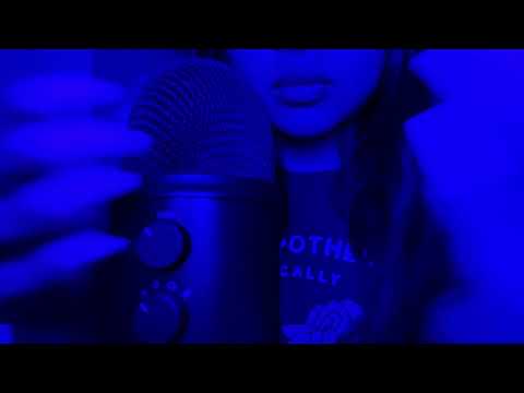 ASMR Fast and Aggressive Mic Tapping & Scratching with Long Nails (No Talking) ~ Looped