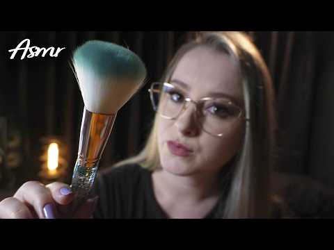 ASMR RAIZ pra DORMIR em 15 minutos | Sons de boca e pincel na tela | Fundo escurinho | Binaural | 4k