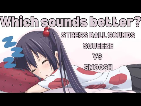 [ASMR] Test! Which sounds better? (stress ball)