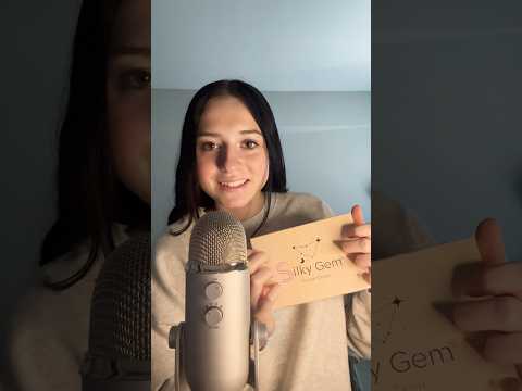 Eating Silky Gem Crystal Candy ✨ #asmr #visualtingle #shorts #asmrchannel
