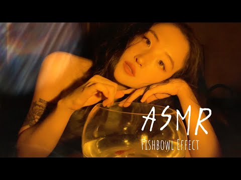 ASMR | Fishbowl Effect【魚缸效應】Whispered and mouth sounds 🫧 Talking about my cat’s pet fish.