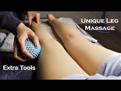 ASMR | Relaxing Leg Massage to Reduce Leg Pain