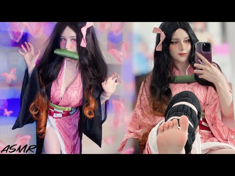 ASMR | Nezuko Helps You Relax 💤 💝Cosplay Role Play