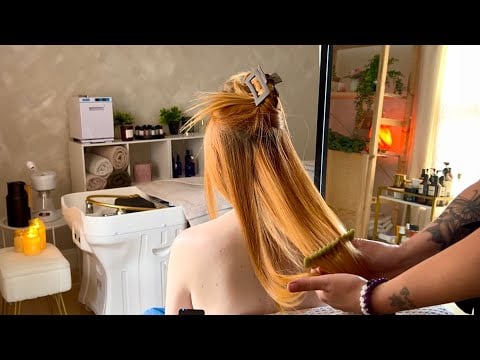 The most slow and gentle ASMR.. EVER! (NO TALKING) Hair brushing, light touch and sooo many tingles!