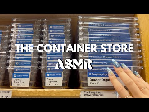 asmr at the container store