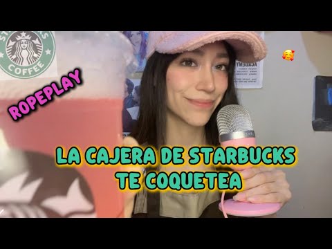 La cajera de Starbucks te coquetea ❤️roleplay-ASMR