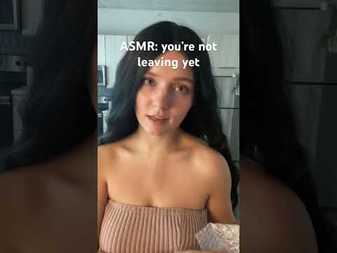 you're not leaving yet 🤍#asmr #girlfriendasmr #sleepasmr #comfortaudio #whisper