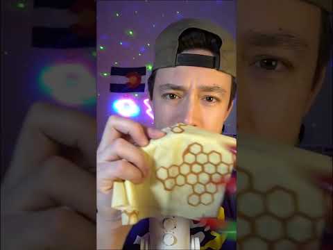 ASMR 🐝 | Beeswax ASMR | Fast and Aggressive ASMR | cr: @maddieleighasmr 🐐