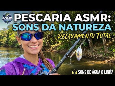 ASMR de pescaria | sons relaxantes da natureza 🐠🎣🐟