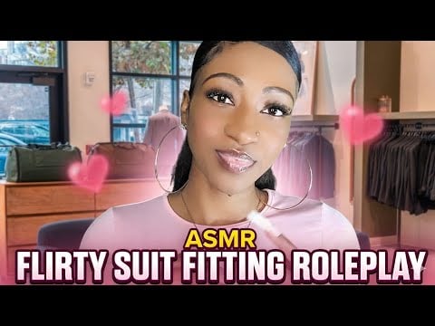 Flirty Suit Fitting ASMR Roleplay (Writing, Nail Tapping, Whispering, Personal Attention, Measuring)