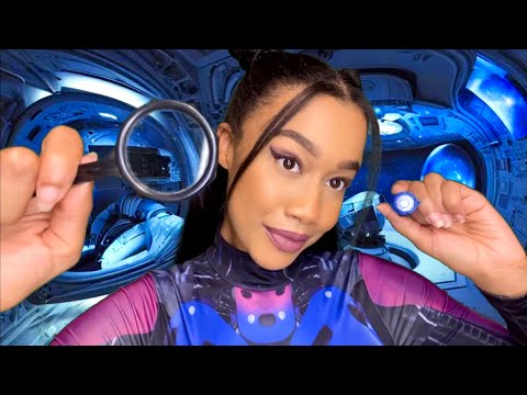 ASMR Alien Abduction and Inspection 👽🛸 Cranial Nerve Exam | ASMR Alien Role-play ￼