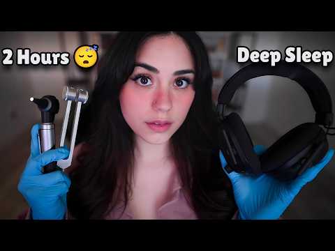 ASMR Ear Exams for 2 Hours 😴 Otoscope, Ear Cleaning, Hearing Tests, & More