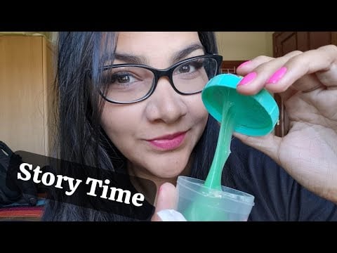 ASMR comiendo Slime Comestible y te cuento sobre el día de mi matrimonio | Story Time