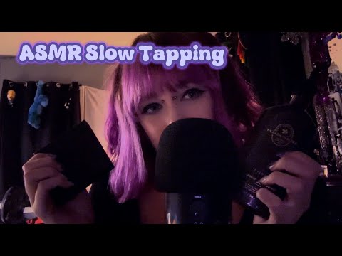 ASMR Slow & Gentle Tapping For Sleep :)