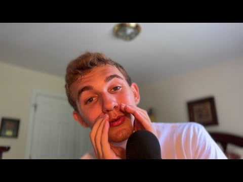 Asmr 1 minute of DRY mouth sounds that won't cause misophonia