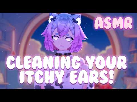 [ASMR] Sweet Cow Cleans Your Ears🐮💗[Ear Cleaning, Soft Spoken]