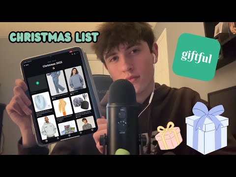 ASMR MY CHRISTMAS WISHLIST🎄 🎁