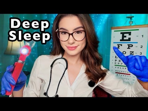 ASMR Eye Exam Roleplay 👁️ 8 HOURS for Deep Sleep 😴 Lens 1 or 2