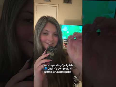 asmr repeating “jellyfish” 🪼 #asmr #mouthsounds #inaudiblewhispering #fypシ #asmrsounds #tingles