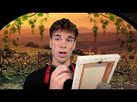 ASMR Relaxing Drawing Contest in Tuscany 🎨 | Inaudible, Whispers & Pencil Sounds (Roleplay)