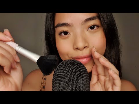 [ASMR] Mic Brushing & Whisper Ramble ✧