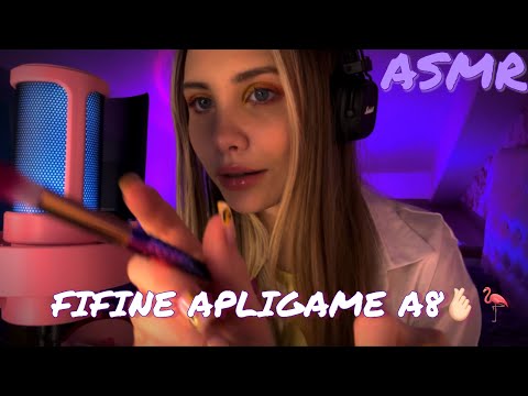 Триггеры на самый розовый микро Fifine AmpliGame A8💕🦩асмр