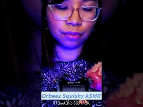ASMR ORBEEZ SQUISHY ON MIC ✨🫧 #echo #layeredasmr #notalkingasmr #asmrsounds