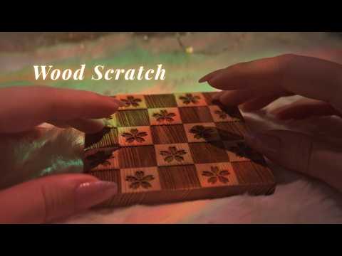 ASMR Wood Scratching🌳 Cozy Brain Tingles🪵 (No Talking, No Mouth Sounds)