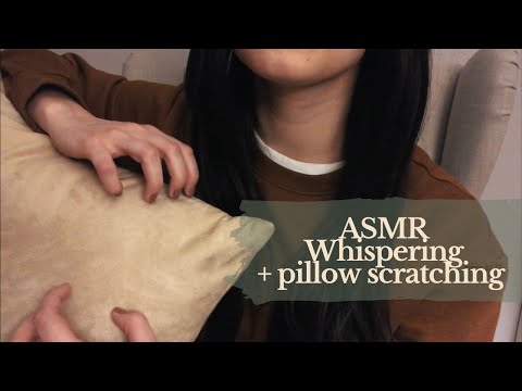 ASMR Whispering Poduszka + Pillow Scratching