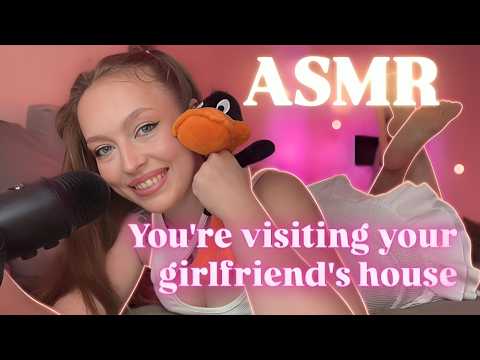 First Time at Your Girlfriend’s Place 💕 ASMR Cozy Bedtime Roleplay
