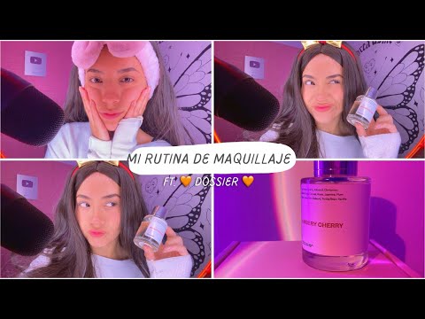 Mi rutina de maquillaje ft. Dossier 🧡 | Relájate mientras me maquillo | Andrea ASMR 🦋