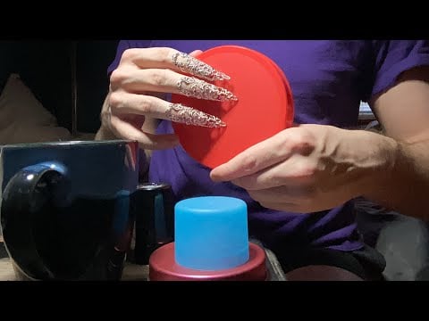 ASMR| Tapping with Fake Nails