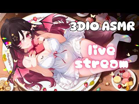 3DIO ASMR ♡ Clingy Tsundere Kind of Missed You... ˖ ࣪⚝⋆ slow ear licks & mouth sounds~