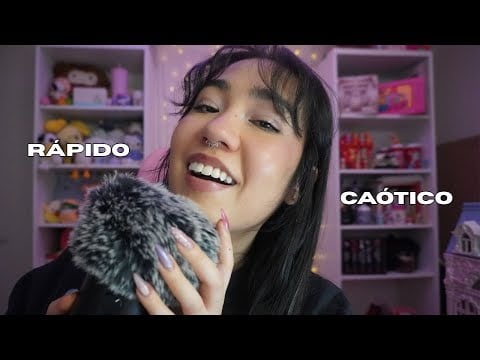 ASMR Rápido, Caótico e Imprevisível (com cafuné e sons de boca bem pertinho)