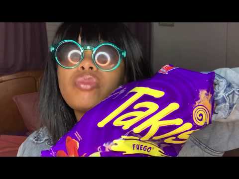 ASMR// EATING TAKIS 🔥💙💙