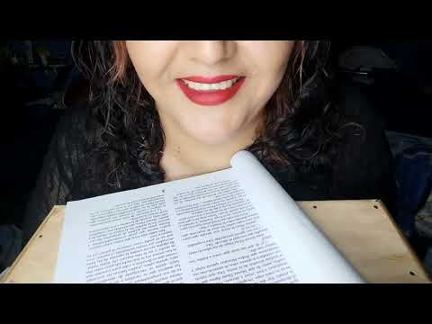 ASMR Saluditos, chismecito y lectura masticando chicle