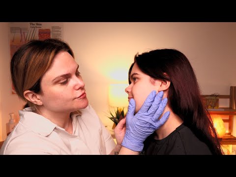 ASMR Real Person Skin Assessment & Examination
