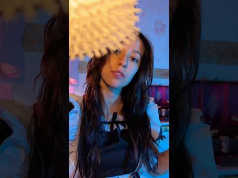 ASMR Royal hair care routine 👑🎀💇🏽‍♀️✨ #asmr #roleplay #maid #hair #haircare #brushingasmr