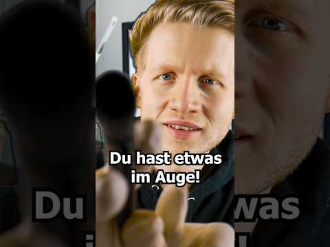 Du hast etwas im Auge! #asmr #relax #asmrsounds