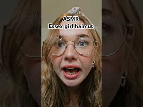 ASMR Essex girl cuts your frazzles hair babe #asmr