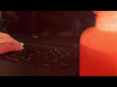 Asmr fall asleep in 5 minutes 😴💤 typing your essay 📚🤍⚡️no talking