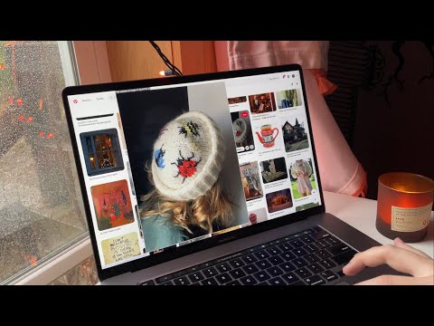 ASMR Scrolling Through Pinterest on a Rainy Day