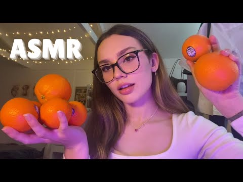 ASMR | Ultra-Satisfying Orange Peeling 🍊 (Scratching, Tapping, Eating Sounds)