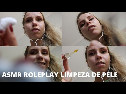 ASMR ROLEPLAY LIMPEZA DE PELE -  Bruna ASMR