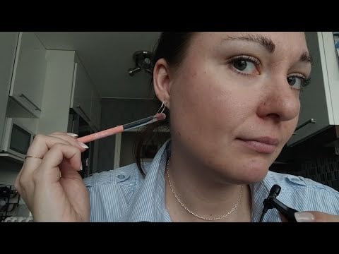 ASMR- Whisper ramble and tracing my face