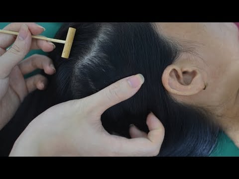 ASMR Tingly Scalp Scratching, Scalp Massage, Hair Parting, Hair Scratch Sounds For Relieve Stress