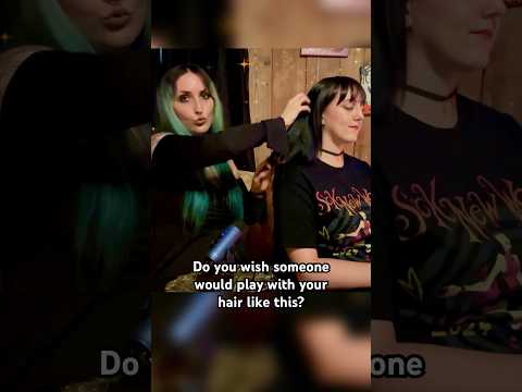 I wish someone did this for me Pt4 #asmr #asmrvideos #asmrhairplay #asmrrealperson #asmrhairbrushing