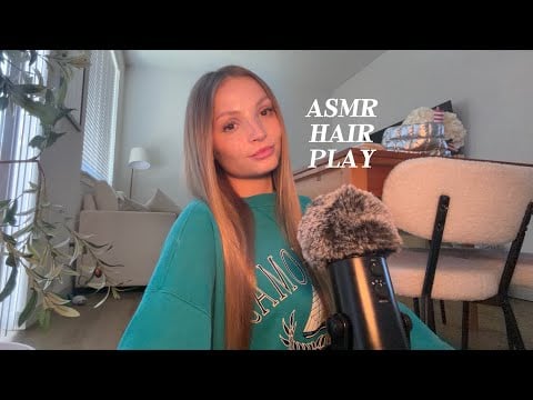 ASMR Hair Play for Sleep 😴 Brushing + Straightening