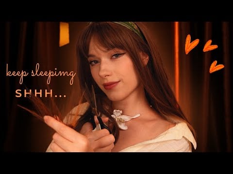 I Cut Your Hair While You Sleep ✂️ The Sweetest Personal Attention ASMR✨